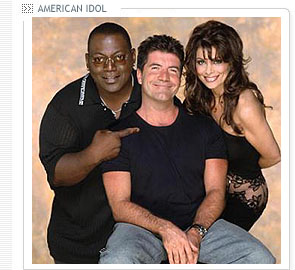 Randy Jackson, Simon Cowell and Paula Abdul